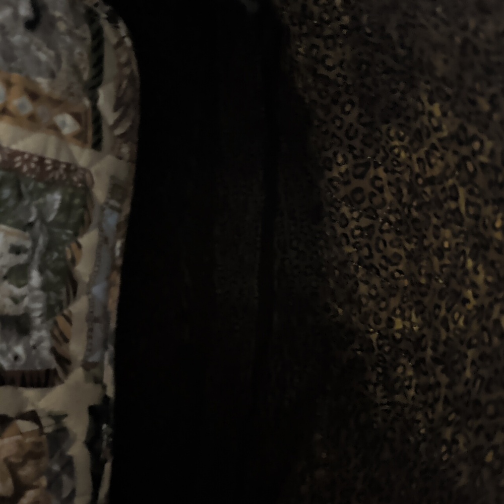 Source Unknown Quilted Patchwork Tote In Brown, T… - image 6